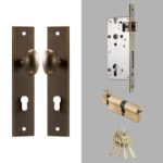 KROM Door Knob with Backplate