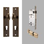 KROM Door Knob with Backplate