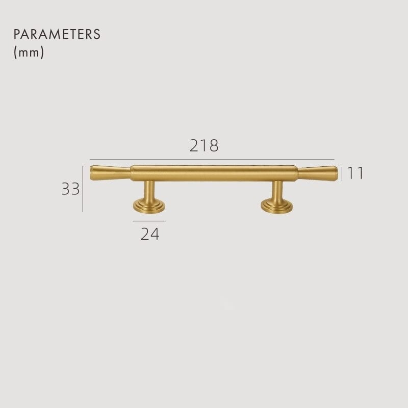 LAUTUS Massivmessinggriffe 16 LAUTUS Griffe aus massivem Messing