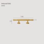 LAUTUS Griffe aus massivem Messing