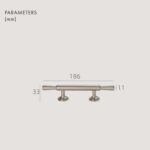 LAUTUS Griffe aus massivem Messing