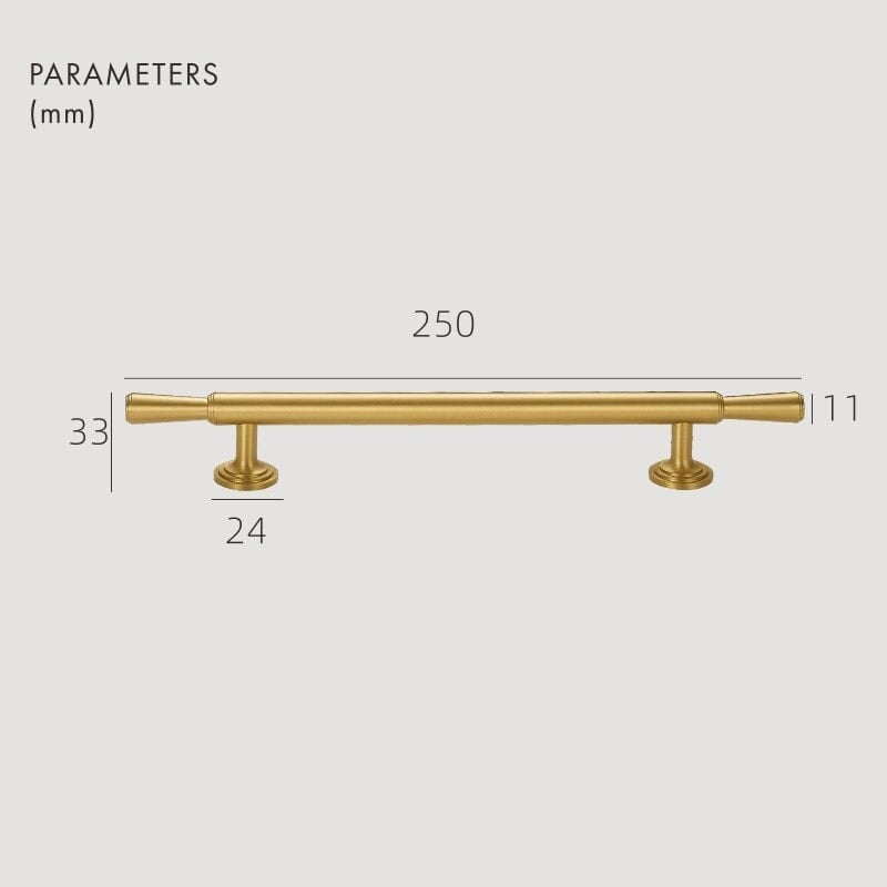 LAUTUS Massivmessinggriffe 15 LAUTUS Griffe aus massivem Messing