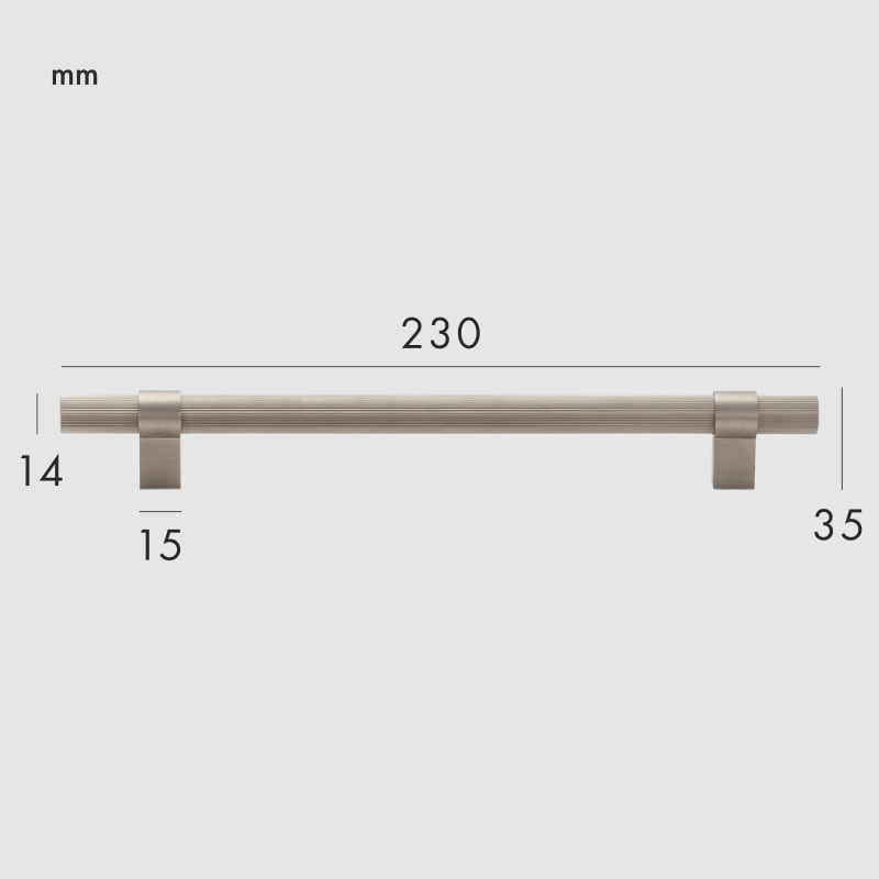 Poignées en laiton massif LEVVA