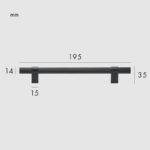 Poignées en laiton massif LEVVA