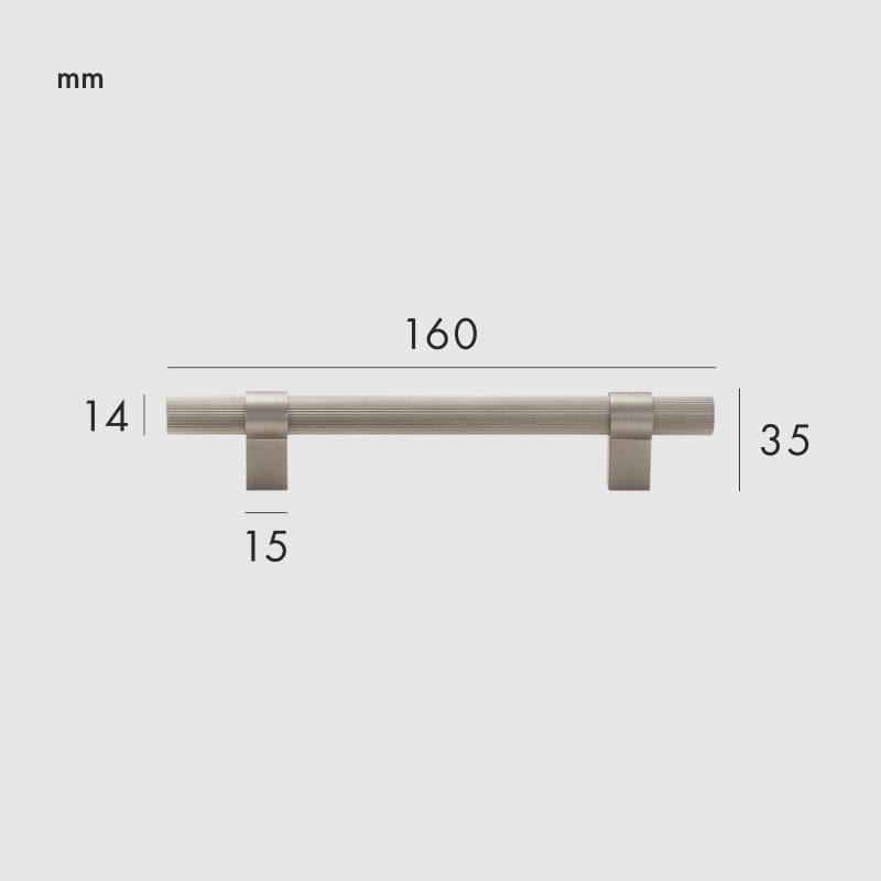 Poignées en laiton massif LEVVA
