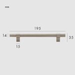 Poignées en laiton massif LEVVA