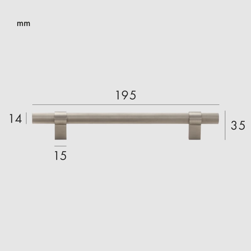 Poignées en laiton massif LEVVA