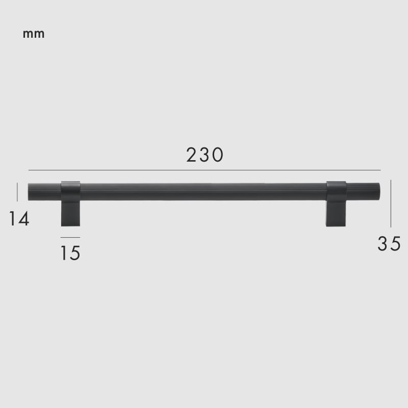 Poignées en laiton massif LEVVA