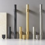 LEVVA Bouton en laiton massif