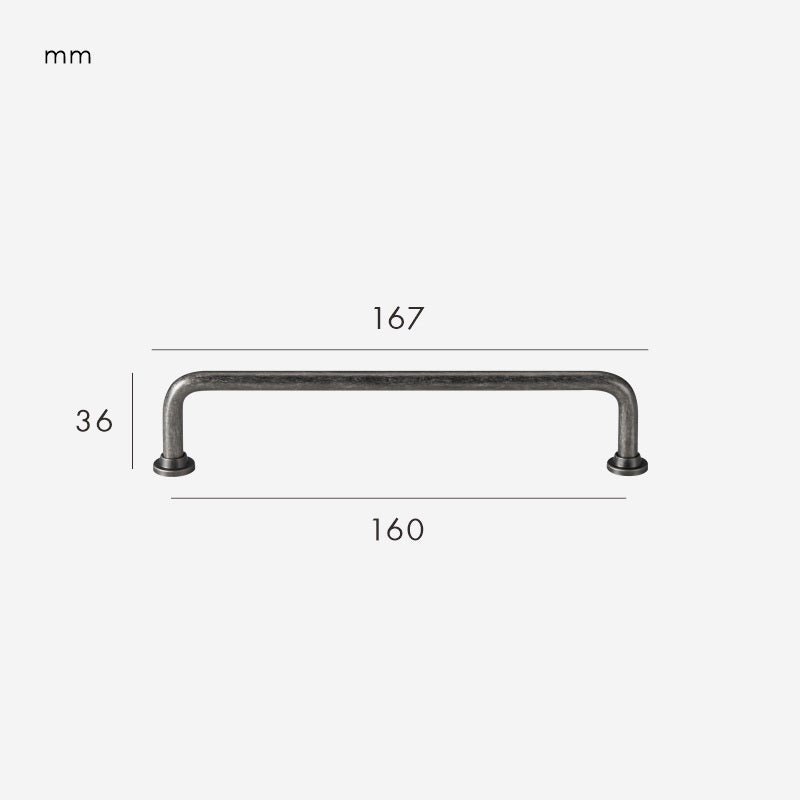 LOX Solid Brass Handle 8 LOX Solid Brass Handle