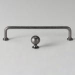 LOX massief messing knop