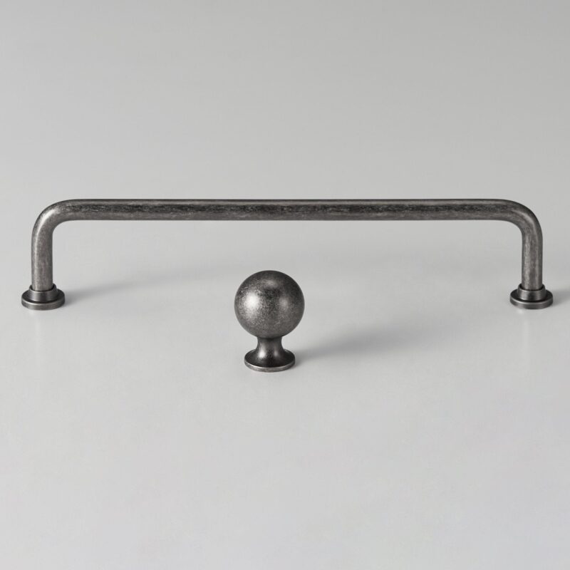 LOX massief messing knop