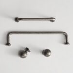 LOX massief messing knop