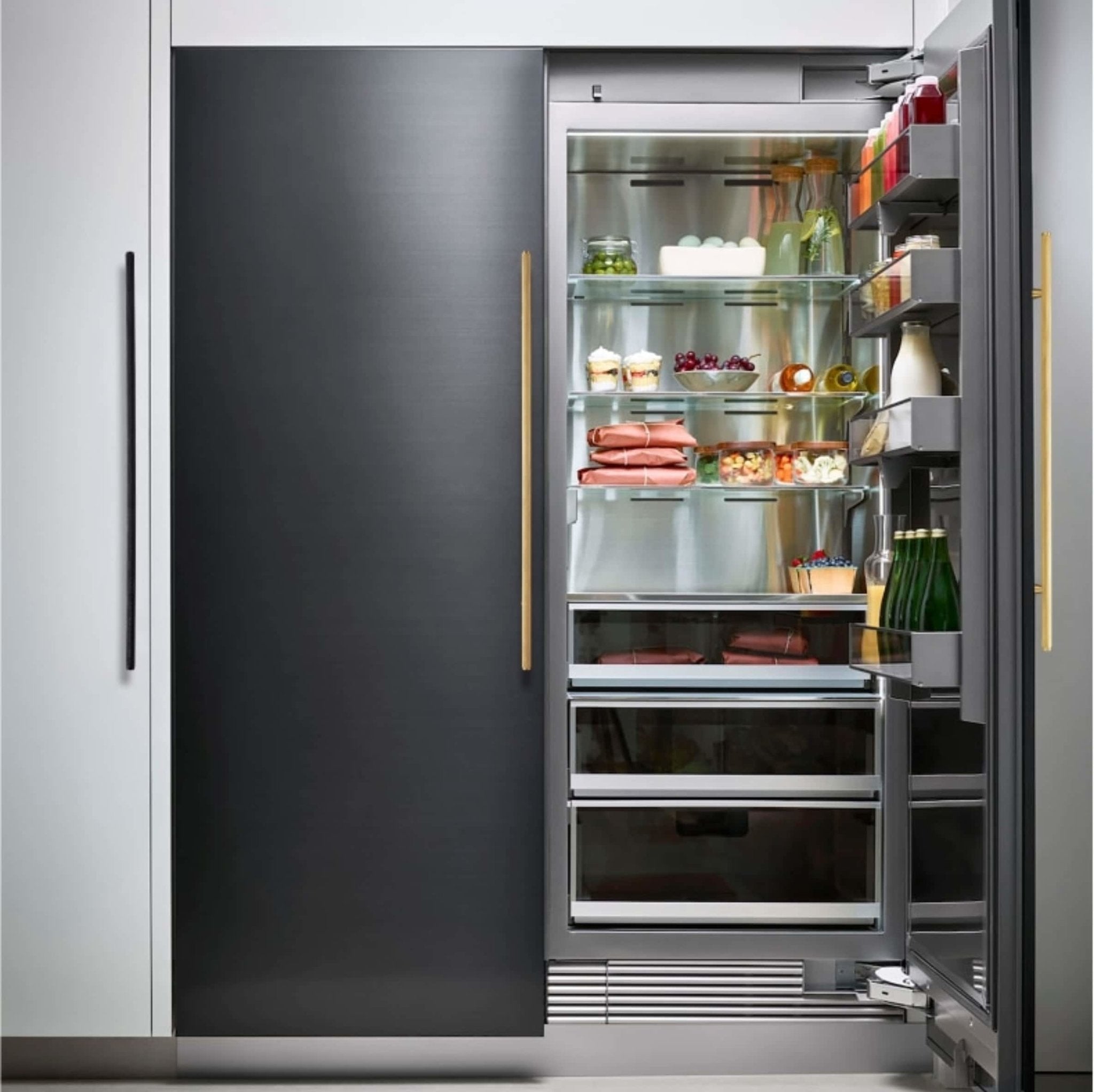 LUX gekartelde messing handgrepen