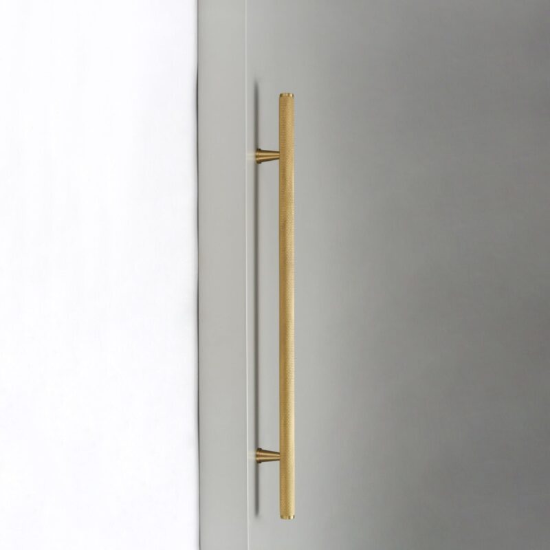 LUX gekartelde messing handgrepen