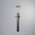 Mango moleteado LUX con placa