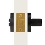 LUX Massivmessing-Daumenknauf