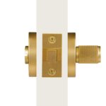 LUX Massivmessing-Daumenknauf