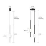 Ciondolo a sfera in vetro ORBE