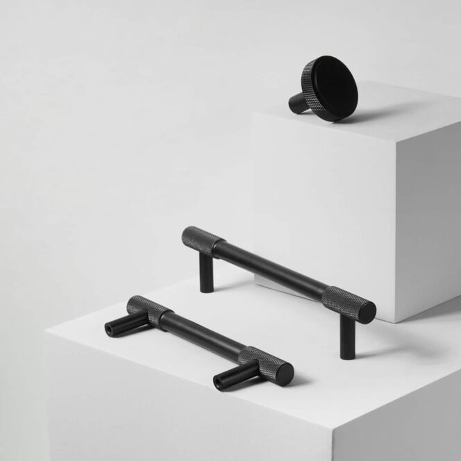 Pomelli in ottone zigrinato MANHATTAN