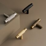 Barre a T in ottone zigrinato MANHATTAN