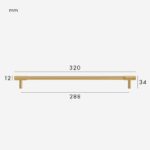 MANHATTAN Tiradores de latón macizo