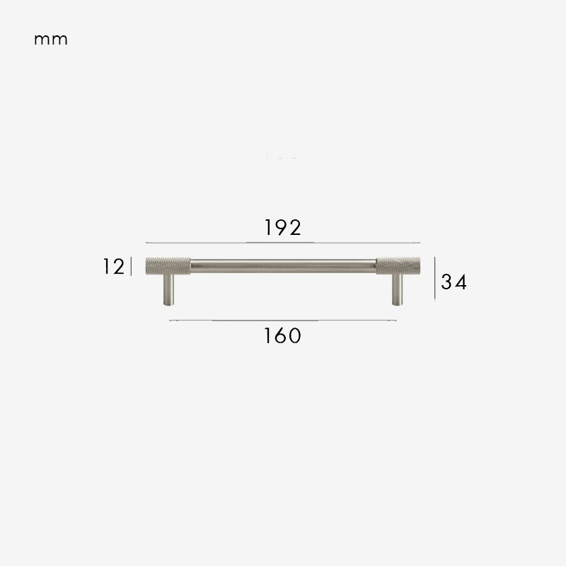 MANHATTAN Tiradores de latón macizo