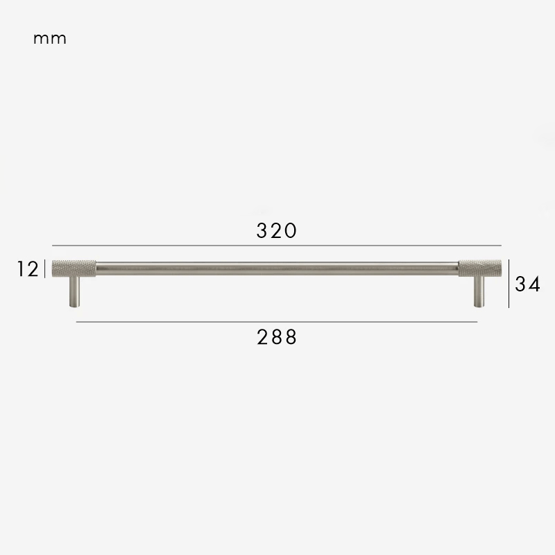 MANHATTAN Tiradores de latón macizo