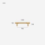 MANHATTAN Tiradores de latón macizo