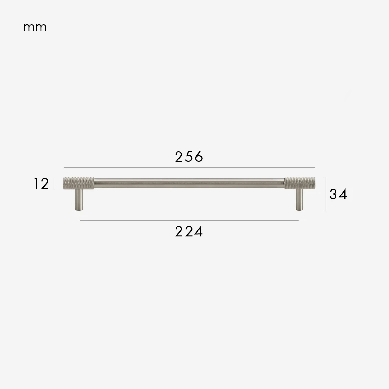 MANHATTAN Tiradores de latón macizo