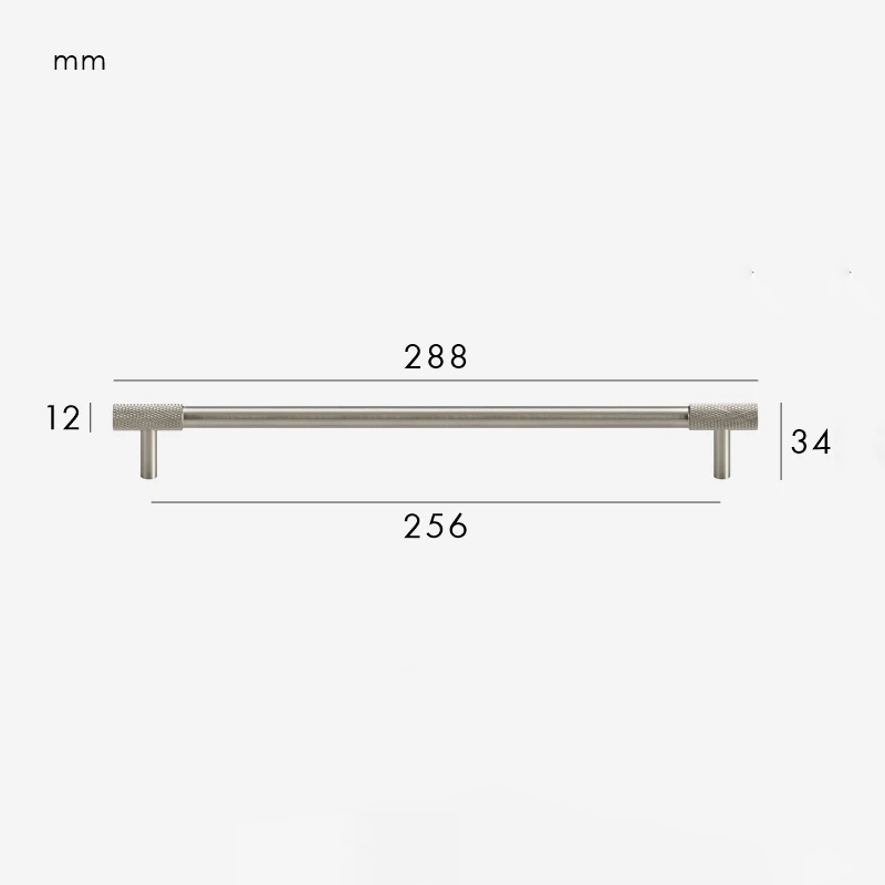 MANHATTAN Tiradores de latón macizo