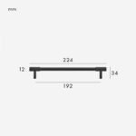 MANHATTAN Tiradores de latón macizo