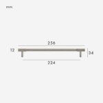 MANHATTAN Tiradores de latón macizo