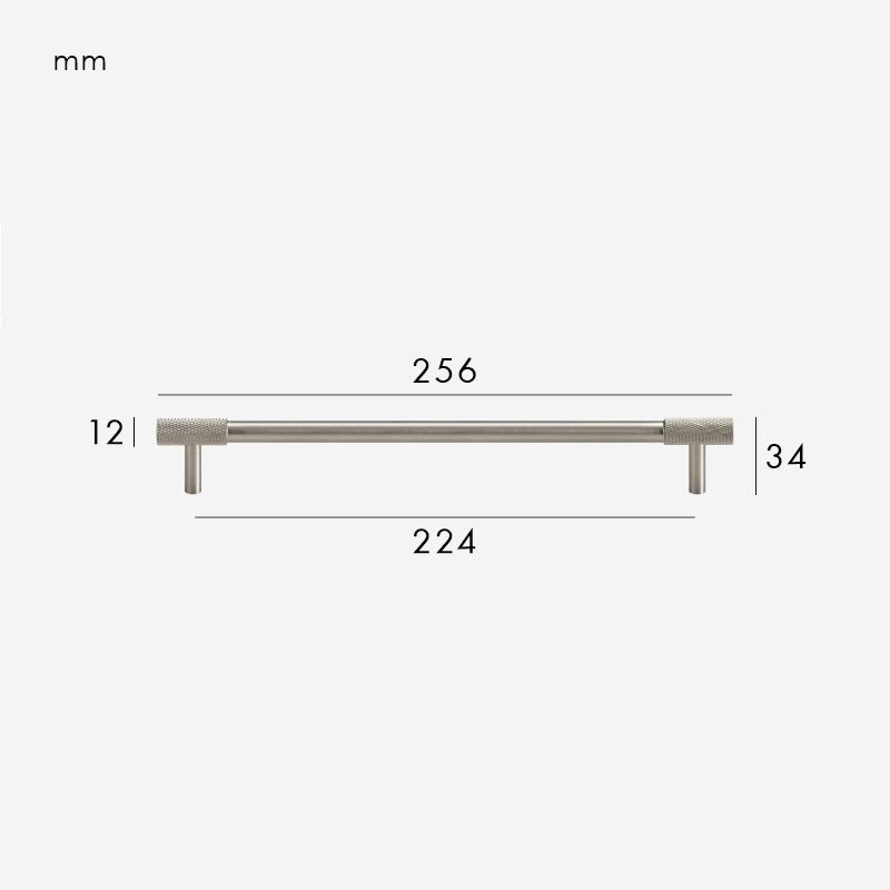 MANHATTAN Tiradores de latón macizo