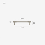 MANHATTAN Tiradores de latón macizo