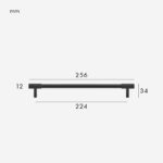 MANHATTAN Tiradores de latón macizo