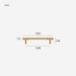 MANHATTAN Tiradores de latón macizo