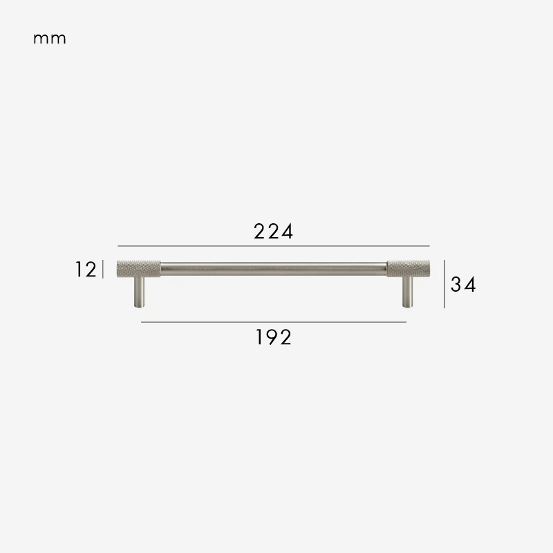 MANHATTAN Tiradores de latón macizo