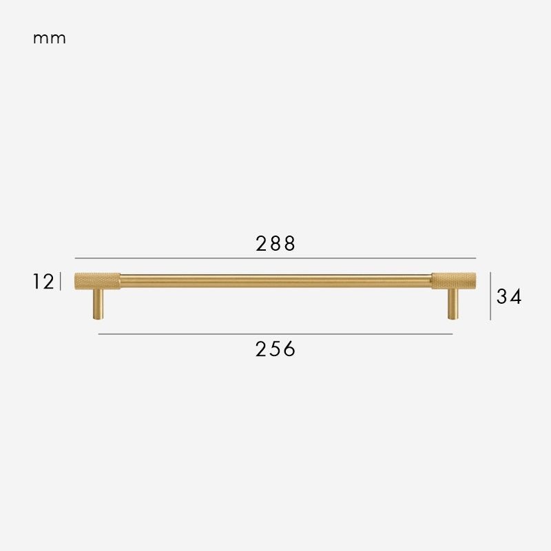 MANHATTAN Tiradores de latón macizo