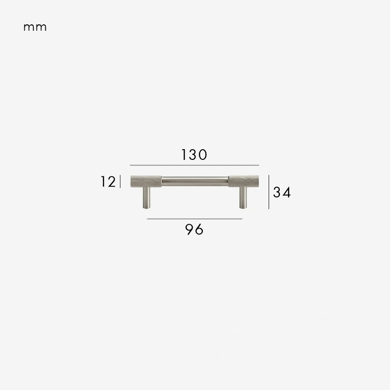 MANHATTAN Tiradores de latón macizo