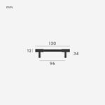 MANHATTAN Tiradores de latón macizo