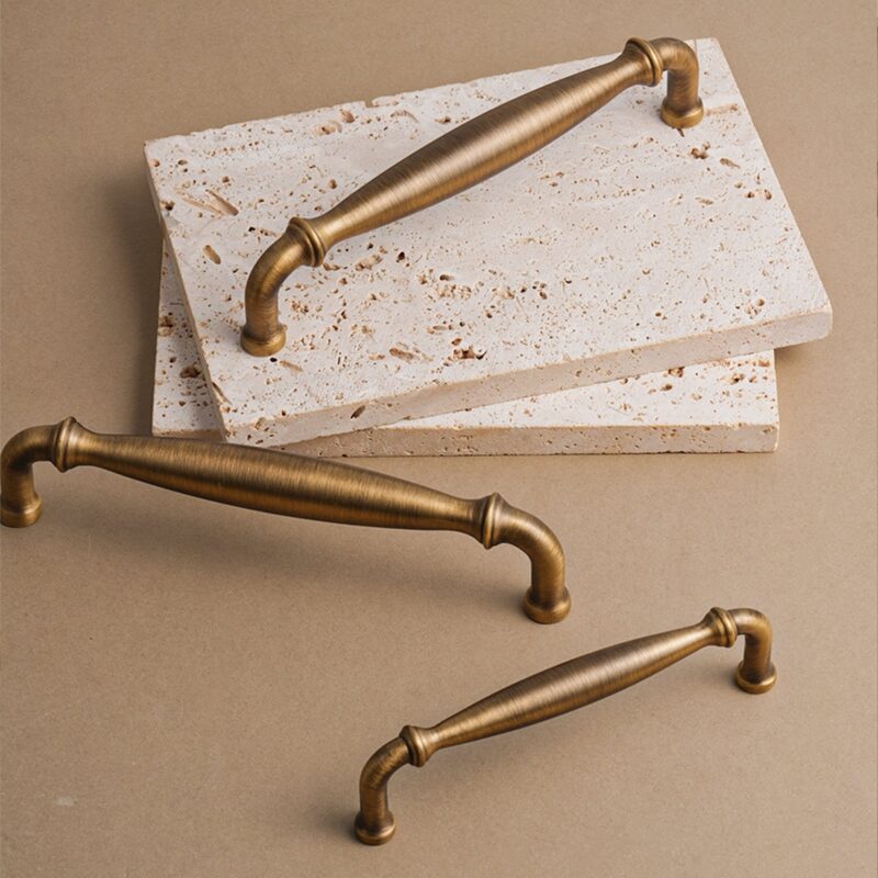 MARA Massief messing handgreep 4 MARA Massief messing handgreep