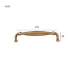 MARA Massief messing handgreep