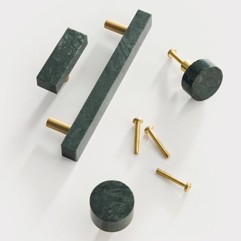 MARMER Maniglie in marmo massiccio e ottone