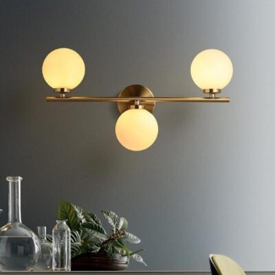 meraki. Renew - Aplique de pared MAT Triple Globe