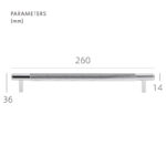 MAURITZ Poignées en laiton massif