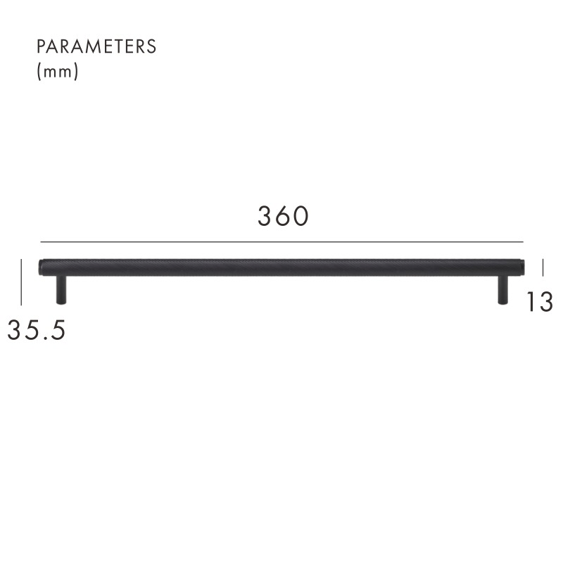 MAURITZ Poignées en laiton massif