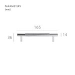 MAURITZ Poignées en laiton massif