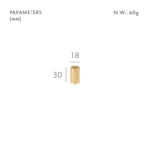 MAURITZ Massiver Messingknauf