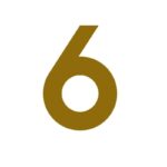 Numeri METRO in ottone anticato